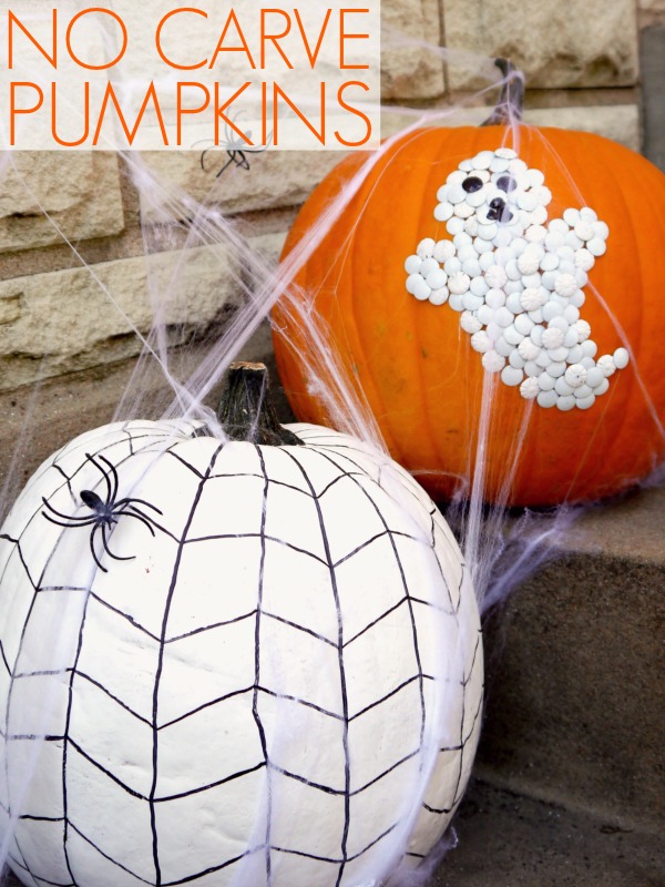 We love this spiderweb pumpkin!