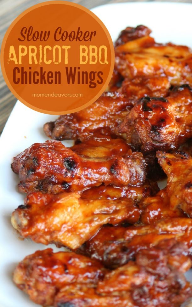 CHicken wings in a slow cooker are the perfect way to make an easy appetizer.