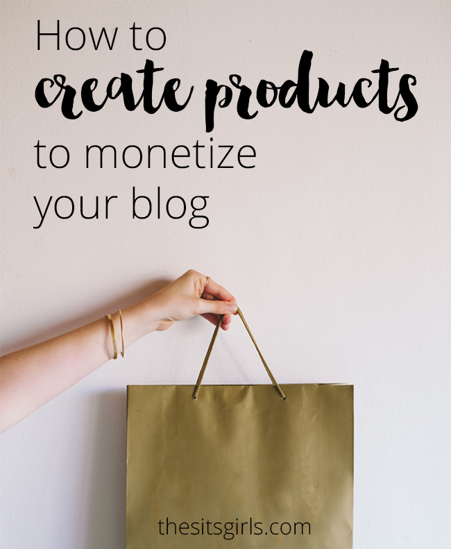 Blog Tips | Creating and selling your own products is a great way to make money on your blog. This post walks you through the entire process from start to finish and offers great ideas for what to sell. 