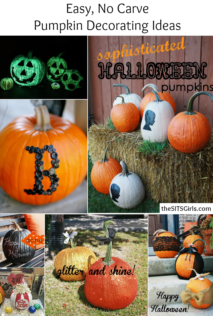 No Carve Pumpkin Decorating Ideas Pumpkin Painting