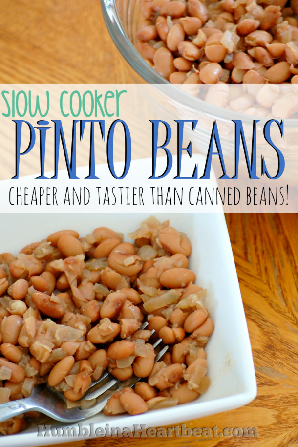 Use the slow cooker to save money and make a fabulous bean side dish.