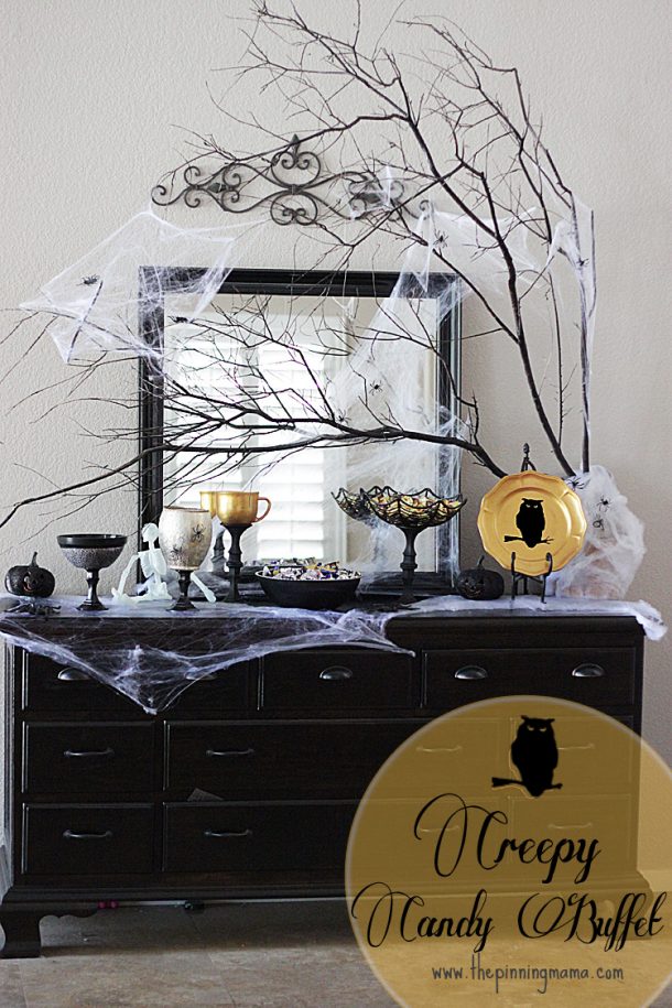This spooky candy buffet will delight all your guests!