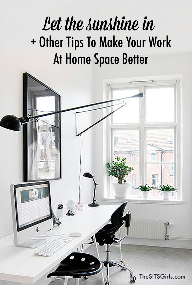 Create a work at home space that is beautiful and functional. You are going to spend a lot of time in your home office space, so you should have a space that inspires you.