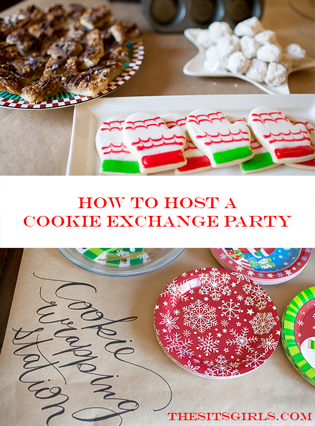 Holiday Cookie Party | Cookies + Friends = Girls Night Perfection! Ideas, tips, and recipes to help you host the perfect cookie exchange party!