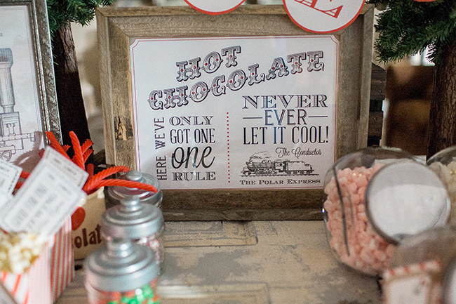This darling printable is exactly what you need for a Polar Express Hot Chocolate bar!