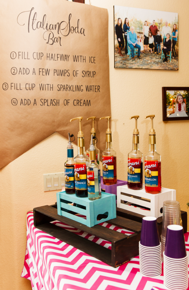 This is such a cute drink idea for a kids party!