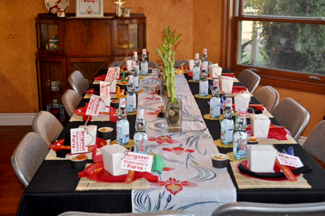 Jackson 39 S 2nd Birthday Sushi Party Imagine Our Life The Party Table I Realized Later Looked A Bit Empty There Wasn 39 T Much Food To Choose From And It Lacked Height Spent Too Time Planning Sushi