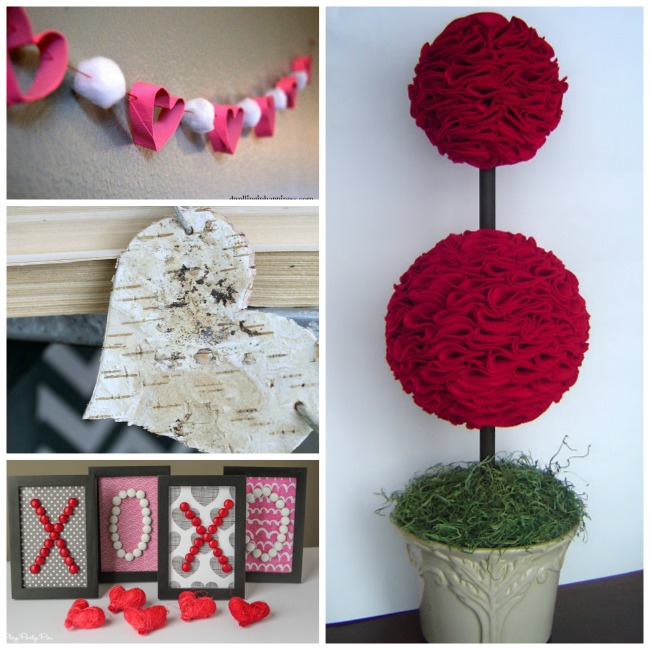 Valentine's Day ideas for crafting. 