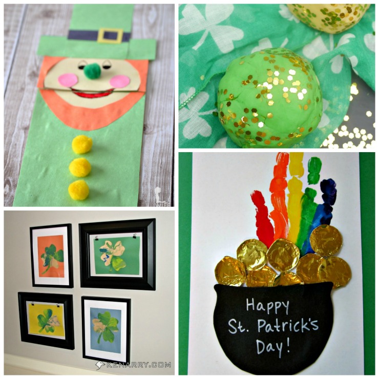 Here are some fun St Patrick's Day crafts for kids!