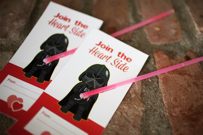 Attach a light saber to these cute Star wars printables!