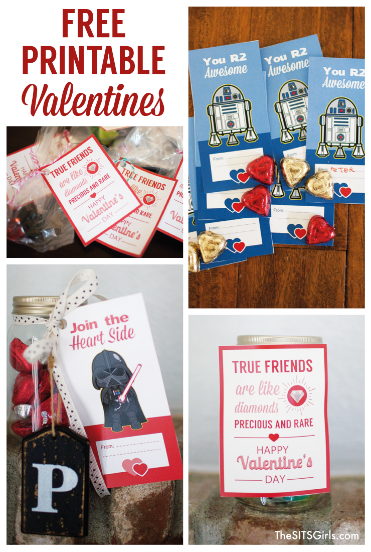 Free Printable Valentine's Day Cards | Star Wars Valentines 
