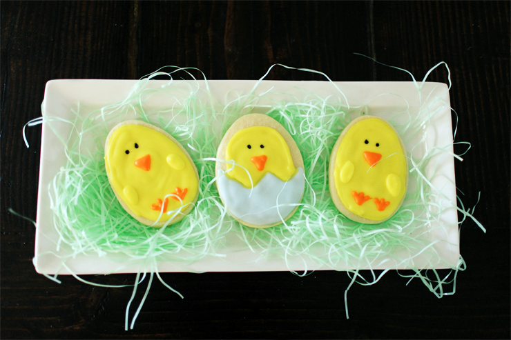 2 Easter Chick Cookies