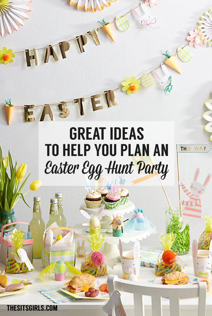 Plan the perfect Easter party with these ideas. Everything from egg hunt ideas to Easter decor. 