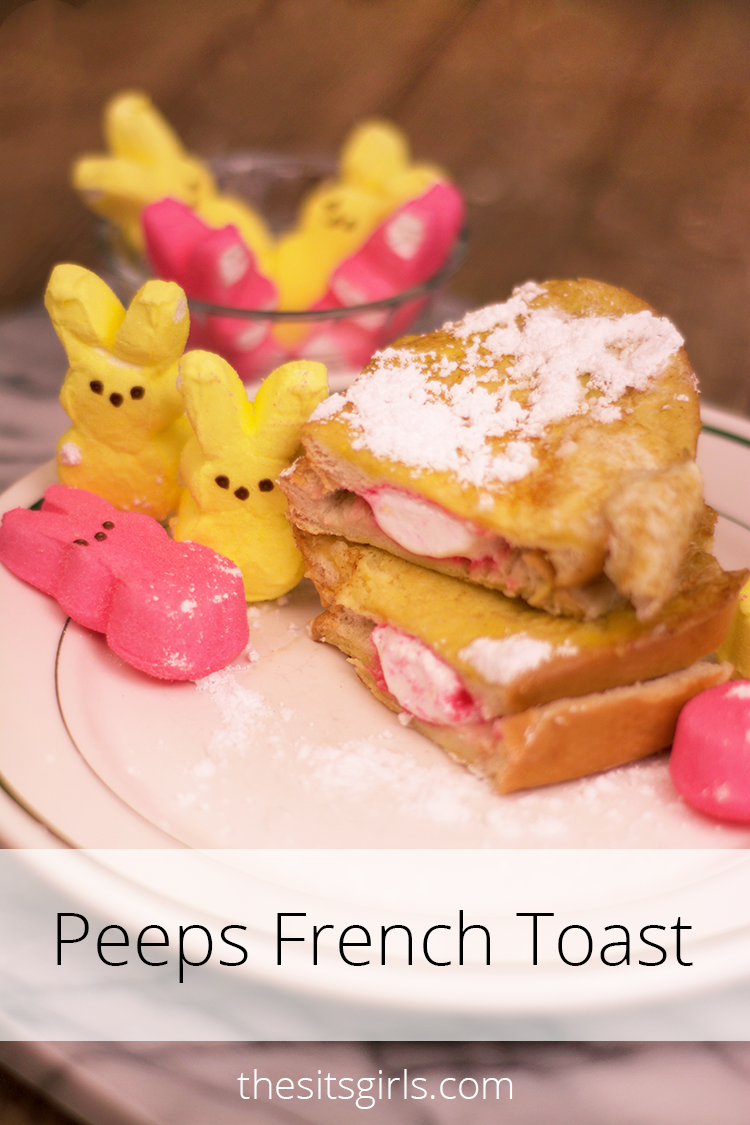 Peeps French Toast Recipe | This is a fun treat for Easter morning breakfast! 