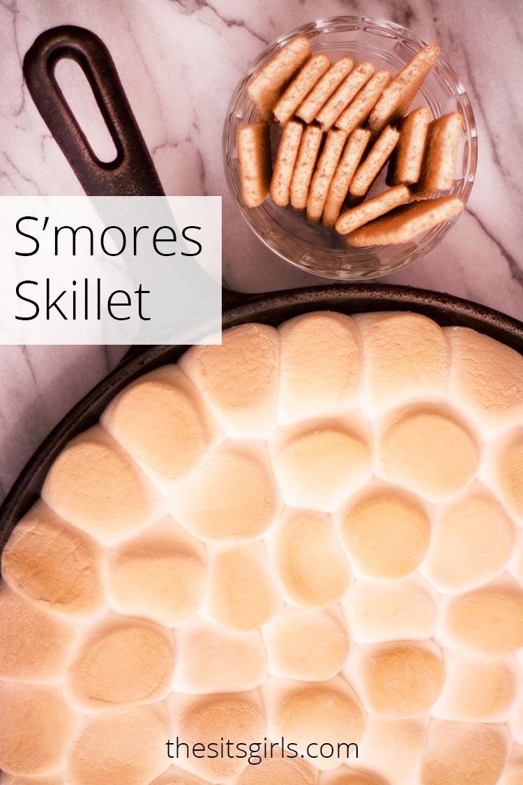 S'mores Skillet | Bring the campfire fun inside with this delicious s'mores dip. It's easy to make, and great for parties.