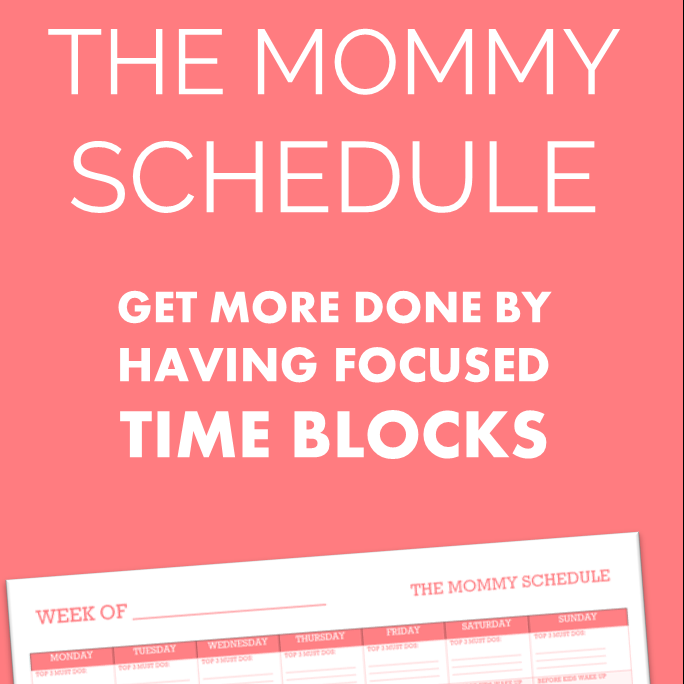 mommy schedule