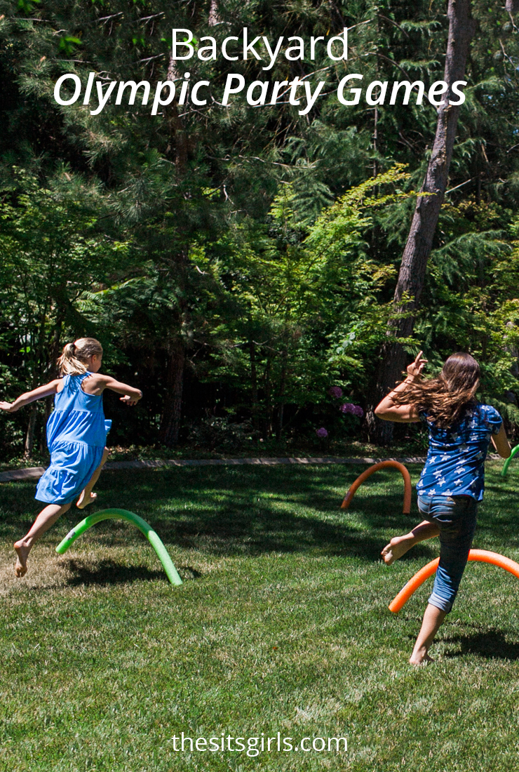 Fun and easy DIY Olympic Party Games you can set up in your backyard!