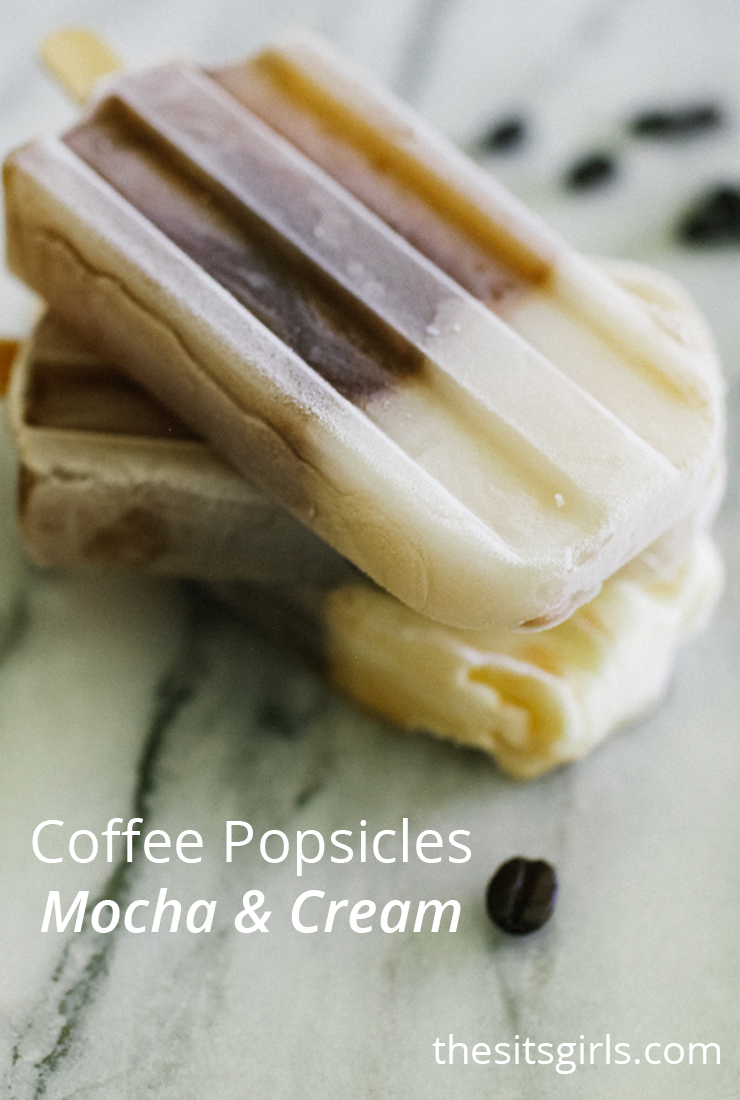 Get your caffeine fix in popsicle form with these delicious Frozen Coffee Popsicles. 