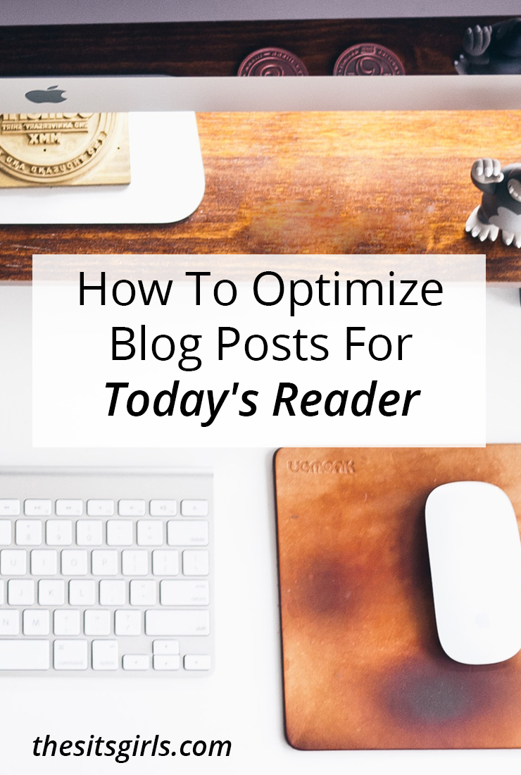 It's one thing to get people to your blog. It's another hurdle to get them to stay around and read your posts. Use these tips to optimize blog posts for busy readers.