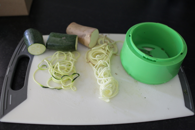 Use your spiralizer on different veggies!