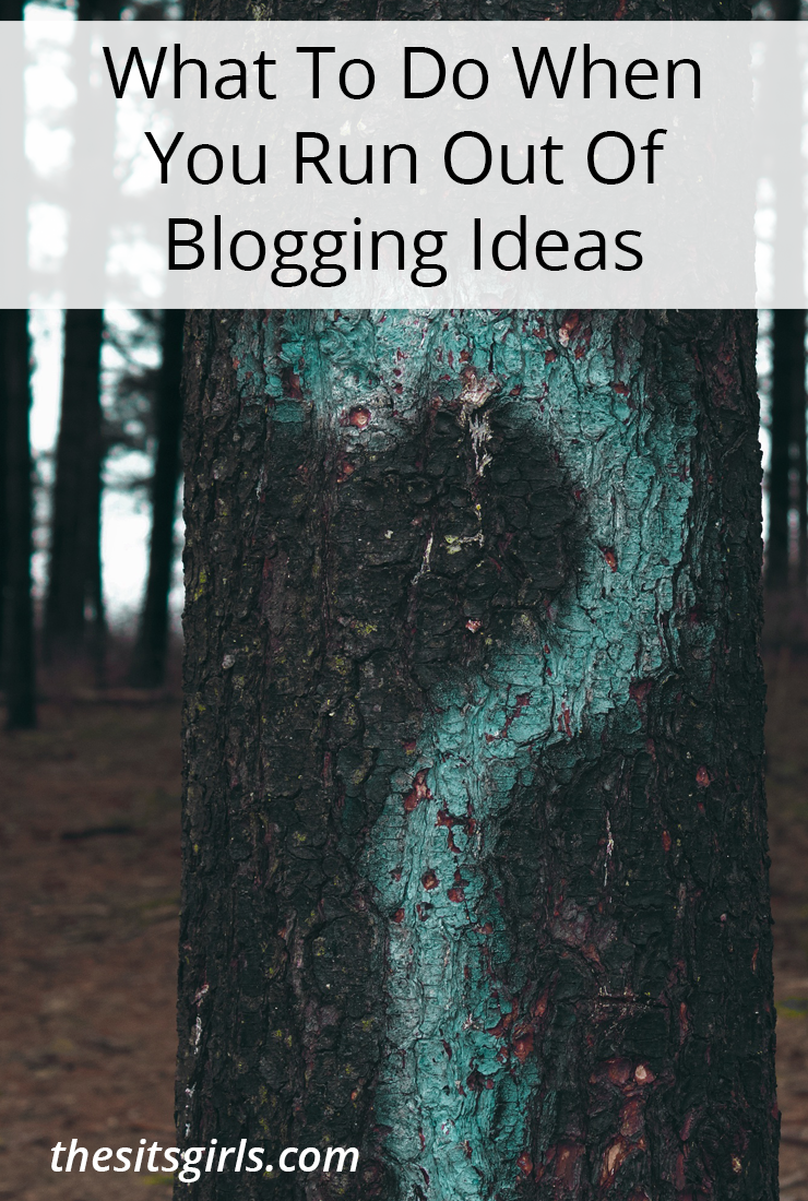 It happens to the best bloggers, eventually you run out of blogging ideas. What do you do next? Don't give up. These tips will help.