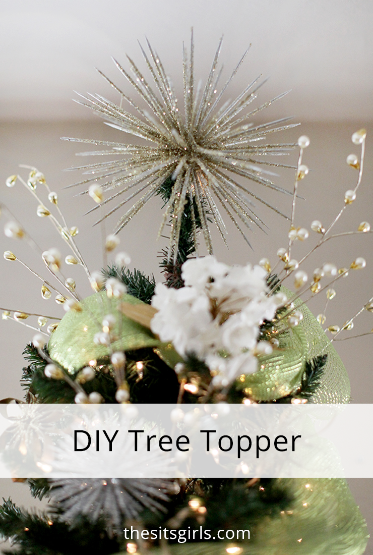 Make your own tree topper this year! DIY Christmas decorations don't have to look homemade.