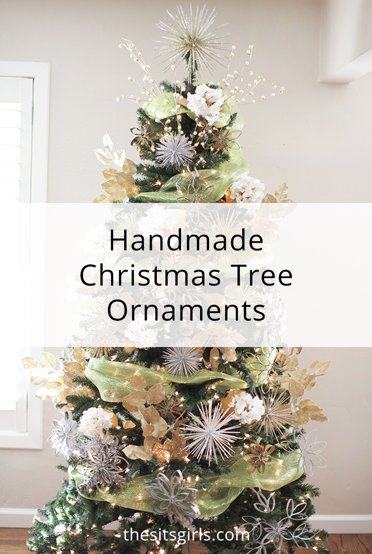Handmade Christmas tree ornaments are easy to make with these tutorials. Decorate your whole Christmas tree using toilet paper rolls and toothpicks! 
