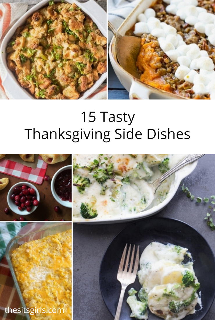 Get great ideas for your Thanksgiving menu with this list of tasty side dishes. All perfect for the biggest cooking holiday of the year!