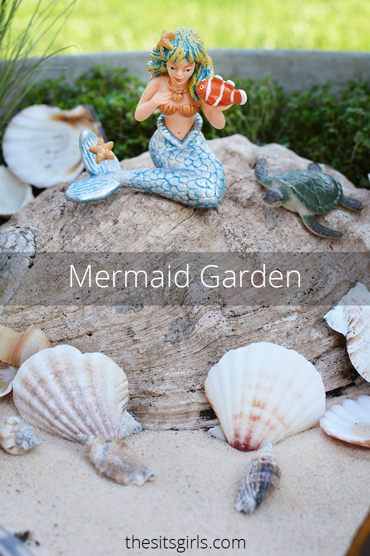 How to create a magical mermaid garden with your kids. 
