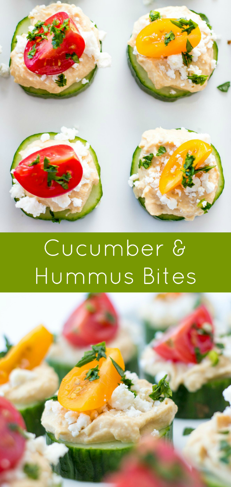 Cucumber and Hummus Bites Recipe