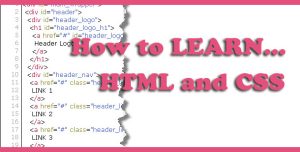 Learning HTML and CSS Coding