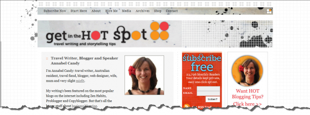 about me page how to blog