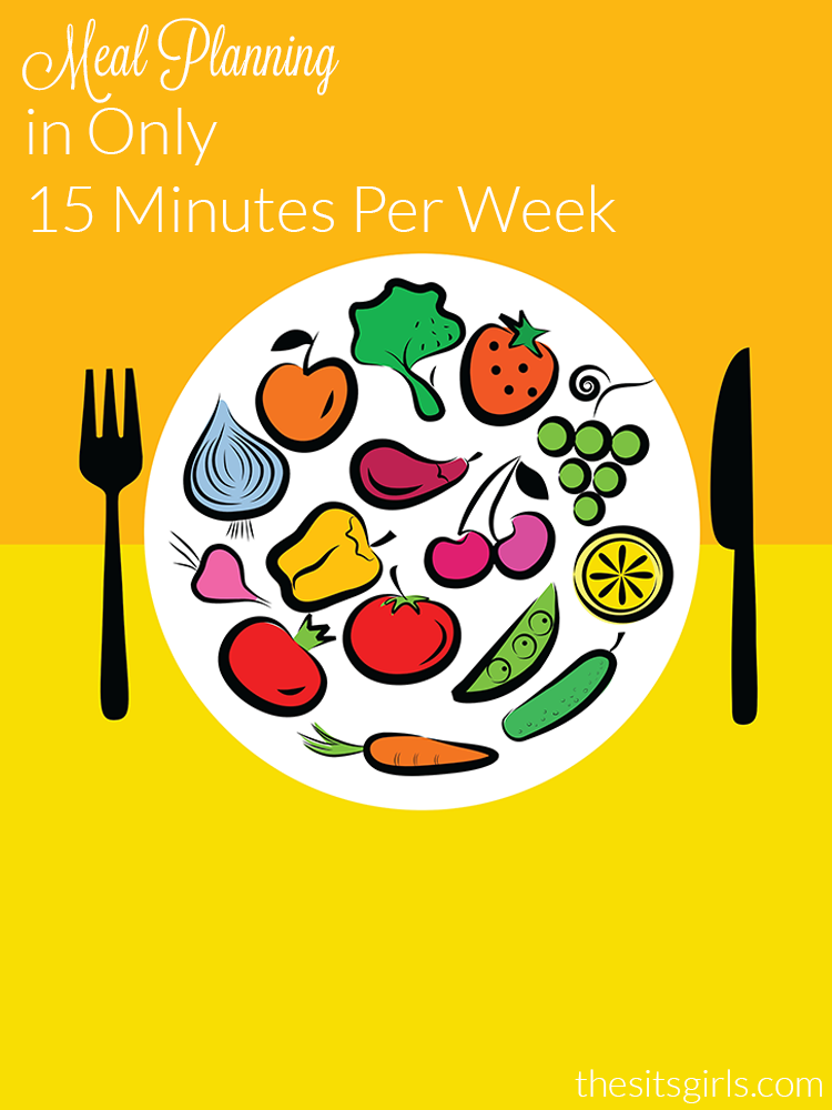 Meal planning is a great way to stay organized, and it doesn't have to take up a lot of your time. Learn how to meal plan for the whole week in 15 minutes. Your life is about to get a whole lot easier!