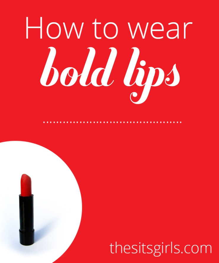 Are you ready to get bold with your lipstick? Learn how to get the perfect red lip with this lipstick tutorial (including a short video) | How to apply lipstick