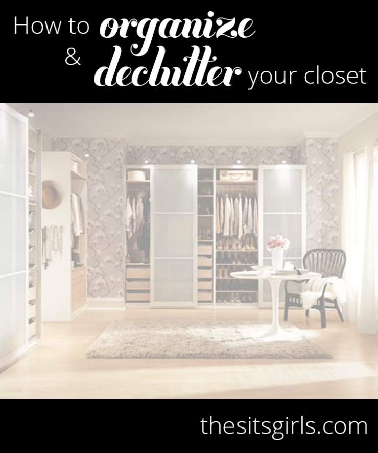 Easy steps to help you organize your closet. Learn what you can toss or donate, and what you should keep. | Closet Organizing Hacks