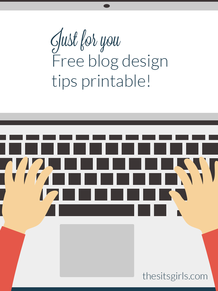 Free Printable: Blog Design Tips | Take your blog design to the next level with these tips, and a printable that will help you organize your design choices.