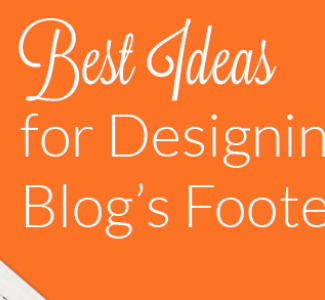 Design Ideas To Make Your Blog Footer Rock