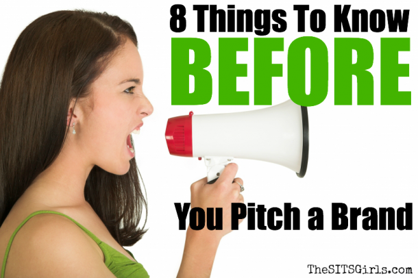 bloggers pitching brands