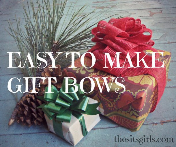 Easy Craft Bows in Only Three Steps Handmade Christmas Gifts