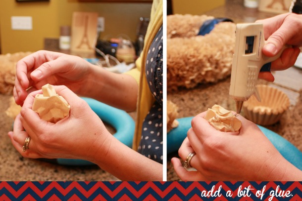 coffee filter wreath