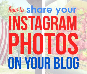 instagram photo widget