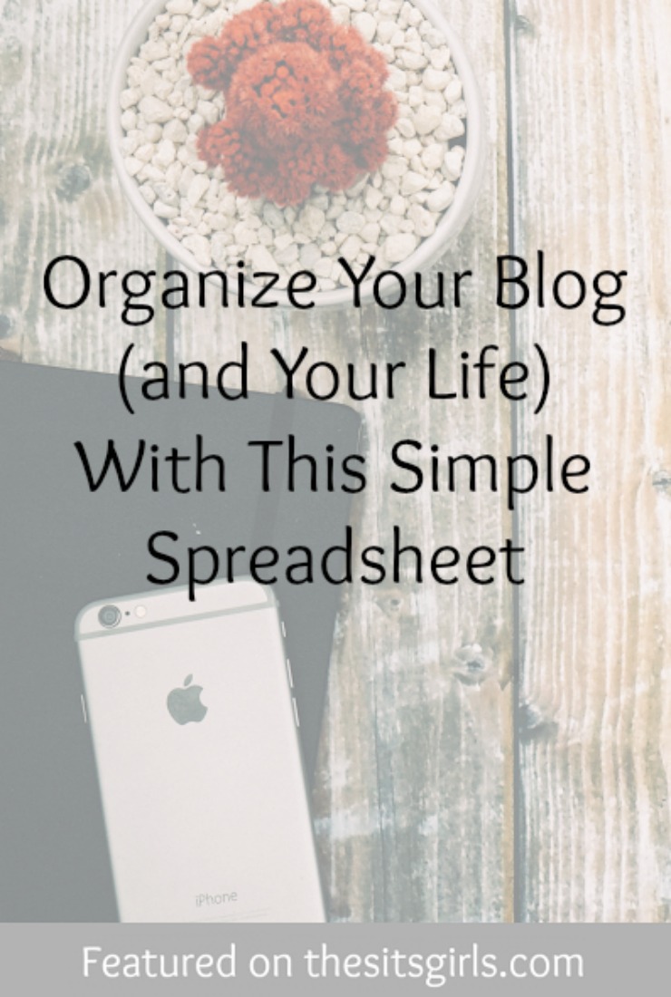 organize your blog