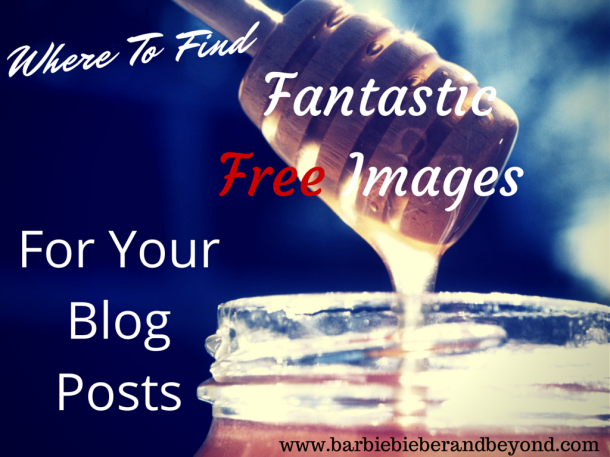 Where to find free images for blog posts.