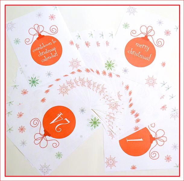 Christmas Countdown Printable | The SITS Girls