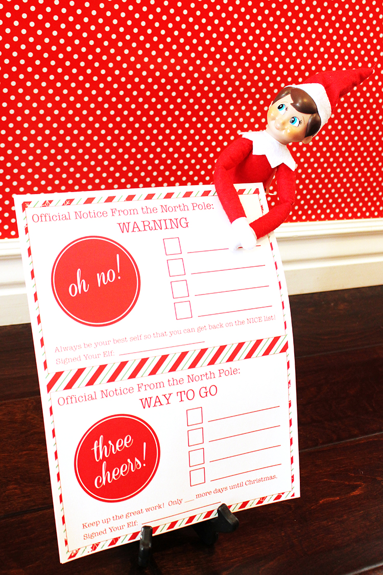 Elf On The Shelf Printables - The SITS Girls