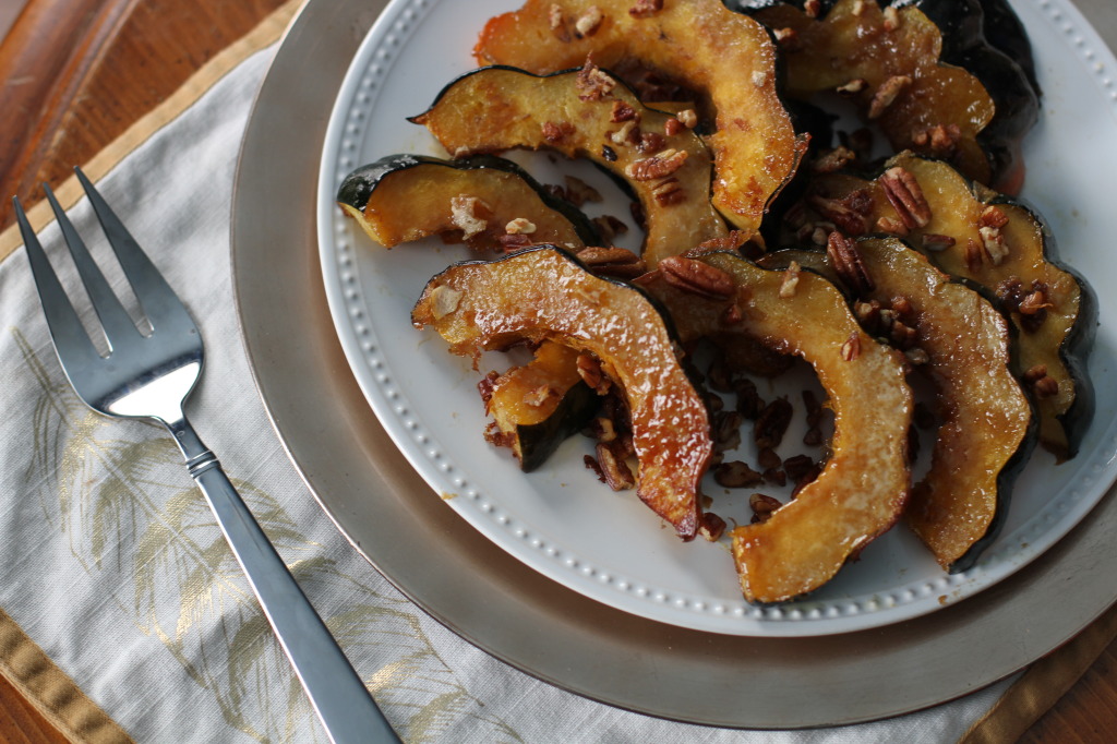 Maple Pecan Acorn Squash Recipe