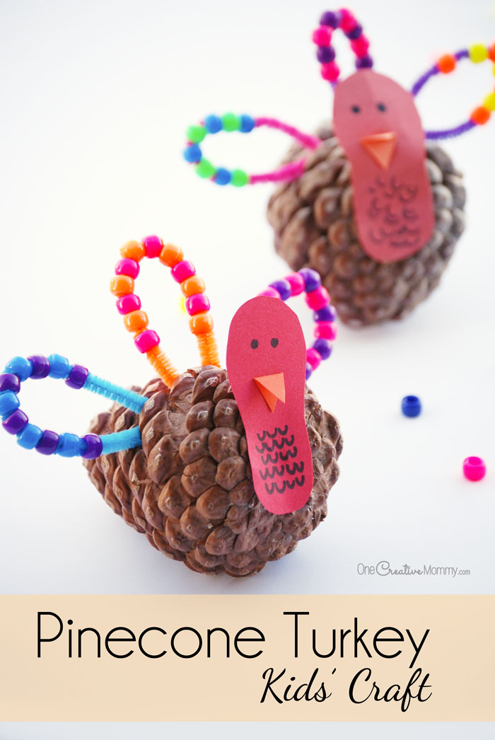Kid Craft: Pinecone Turkey
