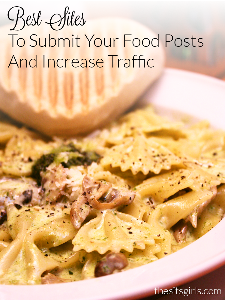 List of best sites to submit food posts for increased traffic. 