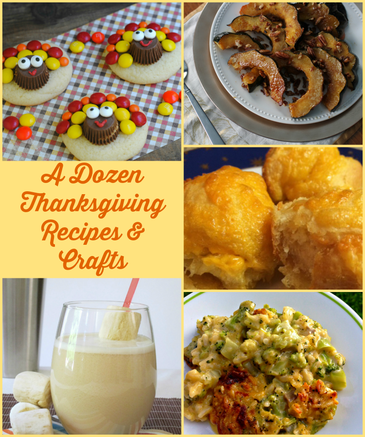 12 Thanksgiving recipes and crafts to make your holiday easy and fun.