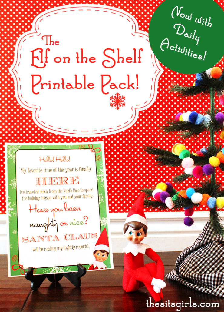 Elf On The Shelf Mini Book Printable